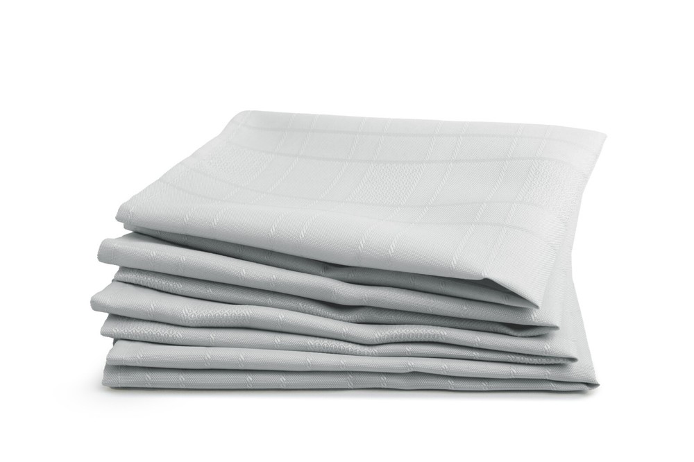 Napkins woven jacquard design Soft Polyester Tableware - Chequers