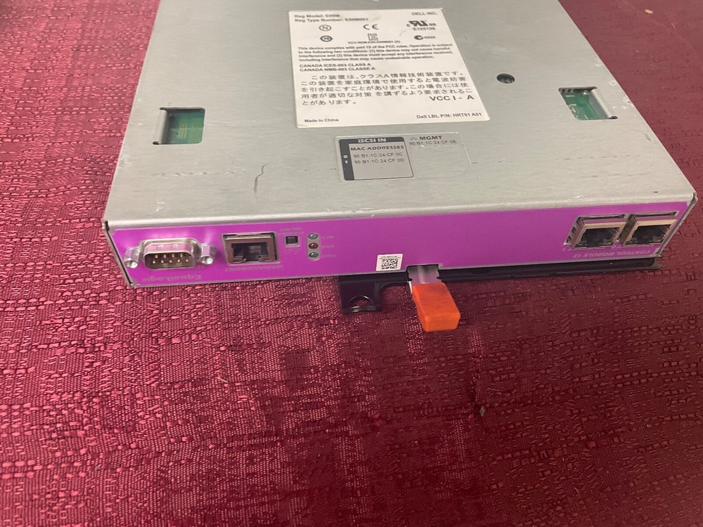 EqualLogic Control Unit 12 Dell E09M HRT01 A01