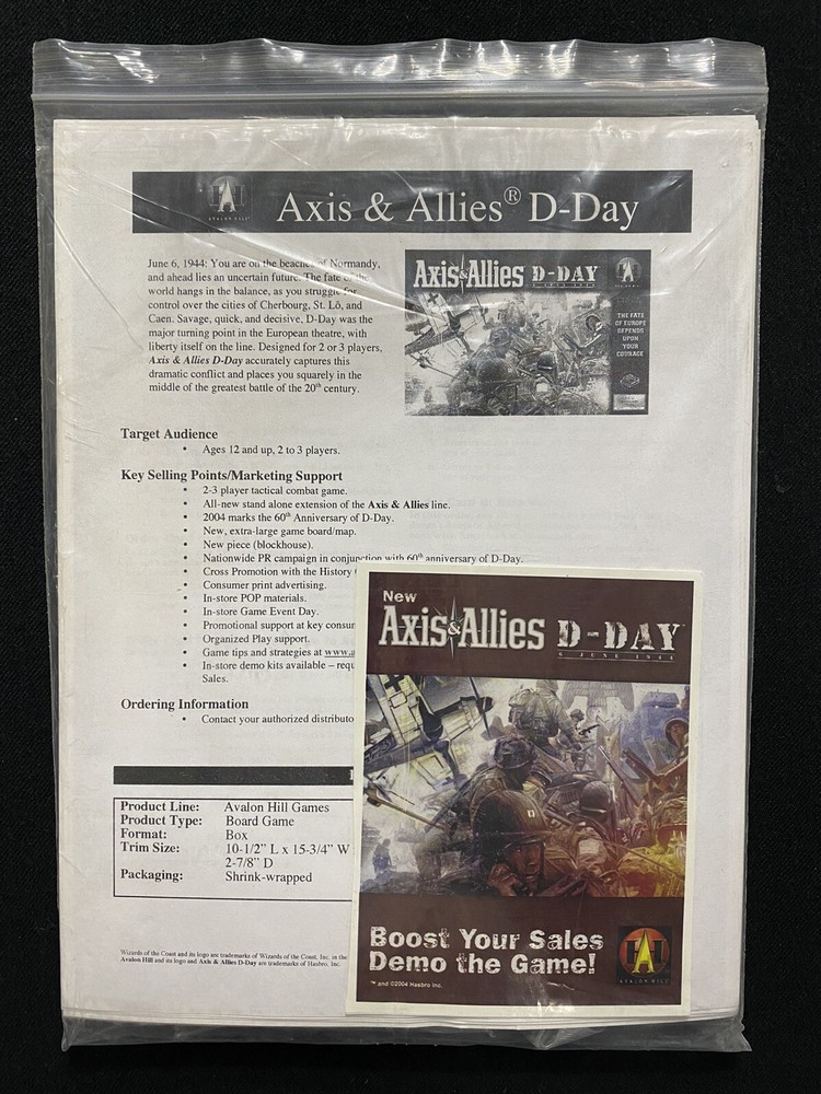 Axis & Allies D-Day Demo the Game