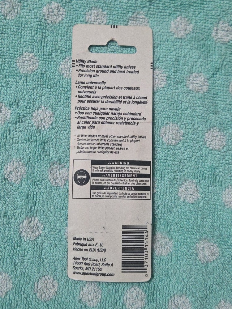 Wiss Utility Blade 5pk