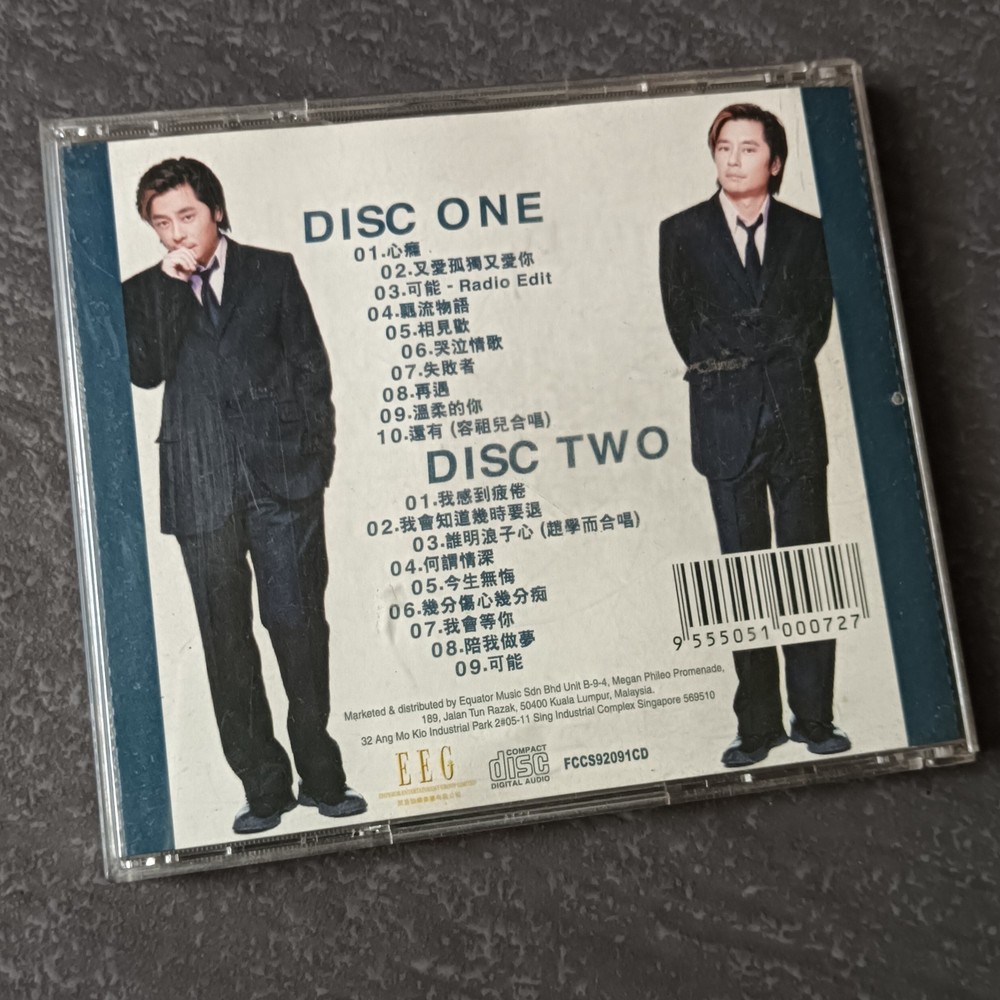 B- Dave Wang 王杰 =GIVING= 马来西亚版 2x CD Malaysia