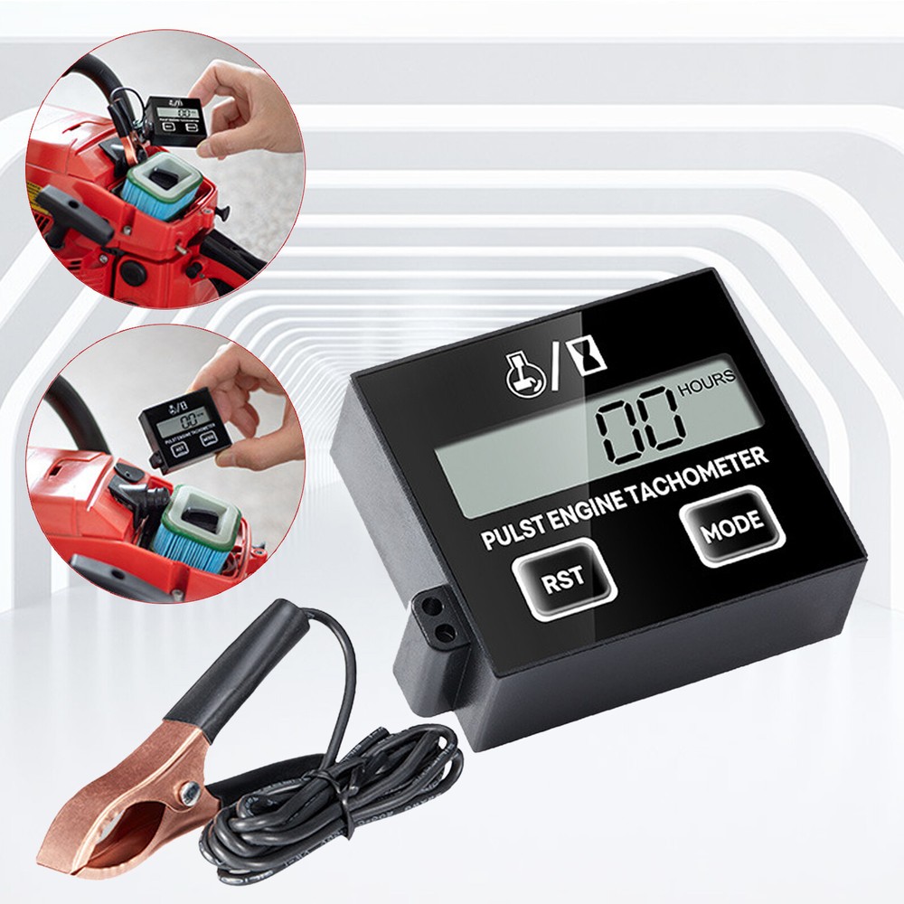 Chainsaw Tachometer Small Engine Digital Inductive RPM Tool lawnmower Tachymeter