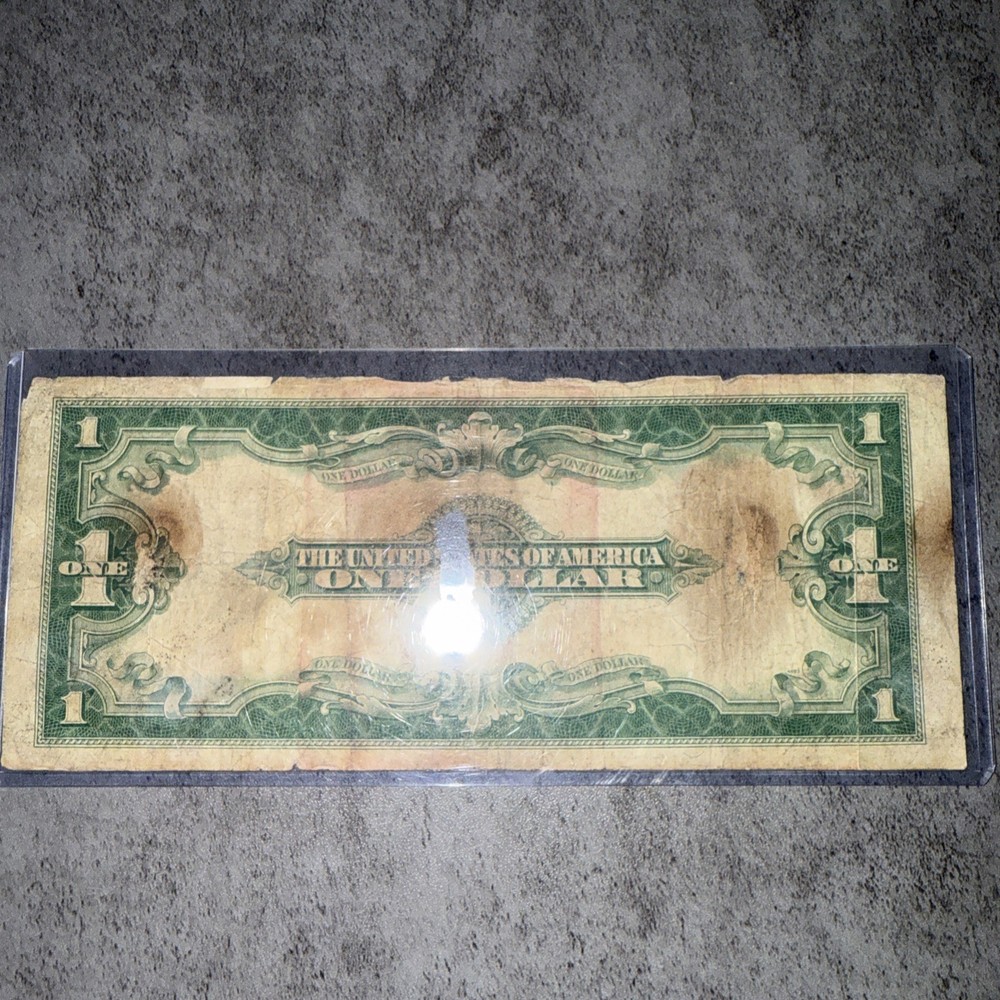 1923 $1 ONE DOLLAR “HORSE BLANKET” SILVER CERTIFICATE LARGE NOTE