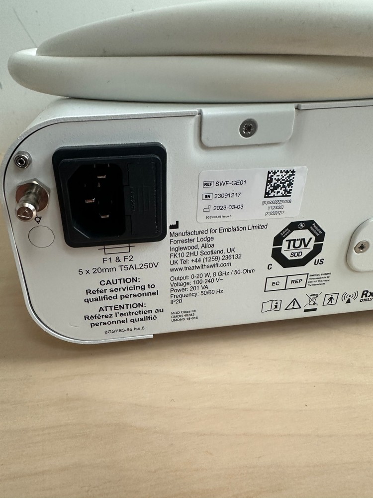 Emblation Swift SWF Microwave Ablation System EVMA EVLA Generator 2023