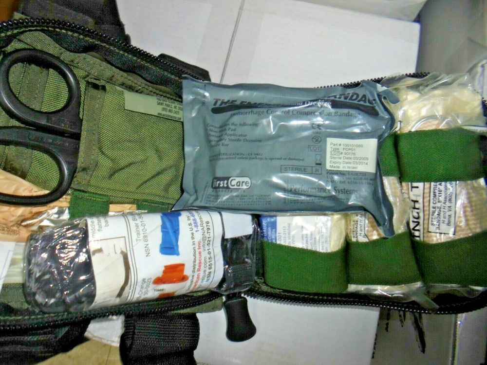 Paraclete Pre-MSA SOF Individual First Aid Kit Pouch Green