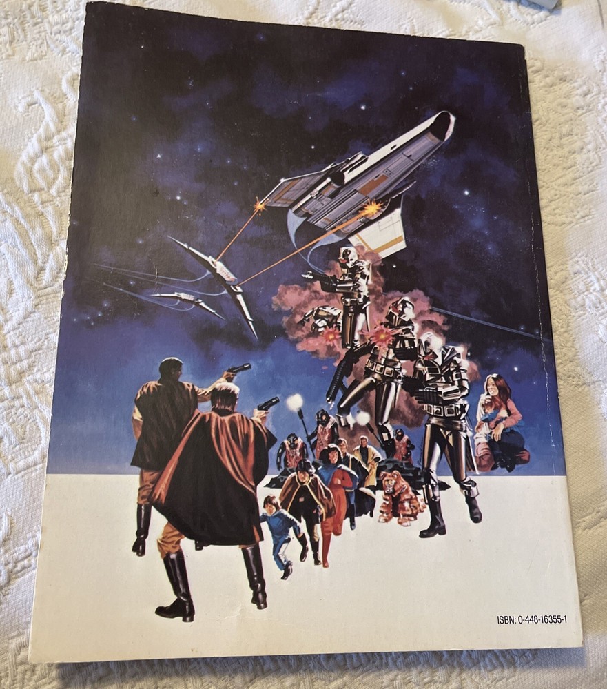 1978 Battlestar Galactica Interstellar Activity Book Universal City HTF