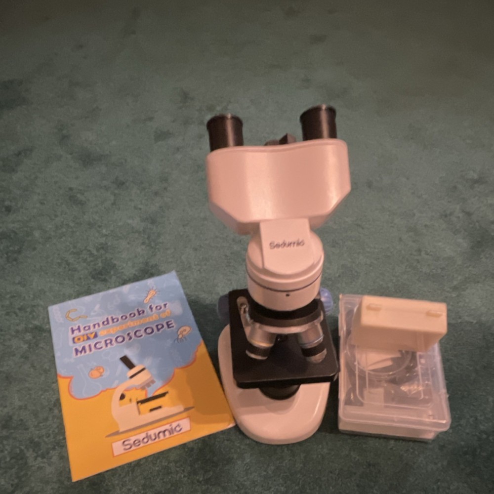 Sedumic Educational Microscope Set with Handbook and Accessories