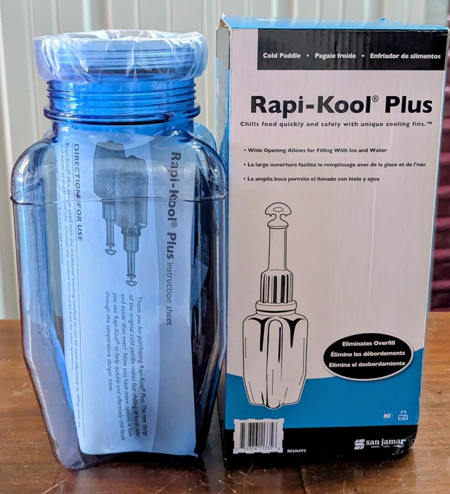 San Jamar RCU64V2 Rapi-Kool Plus Cold Paddle, 64 oz Capacity