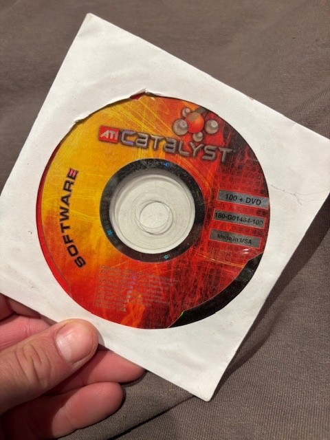 Radeon ATI Catalyst Software CD 180-G01464-100