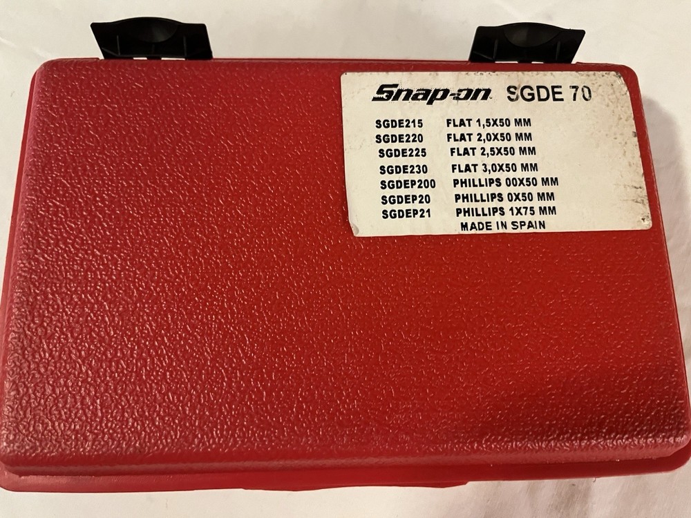Snap-On Precision Screwdriver Set SGDE70