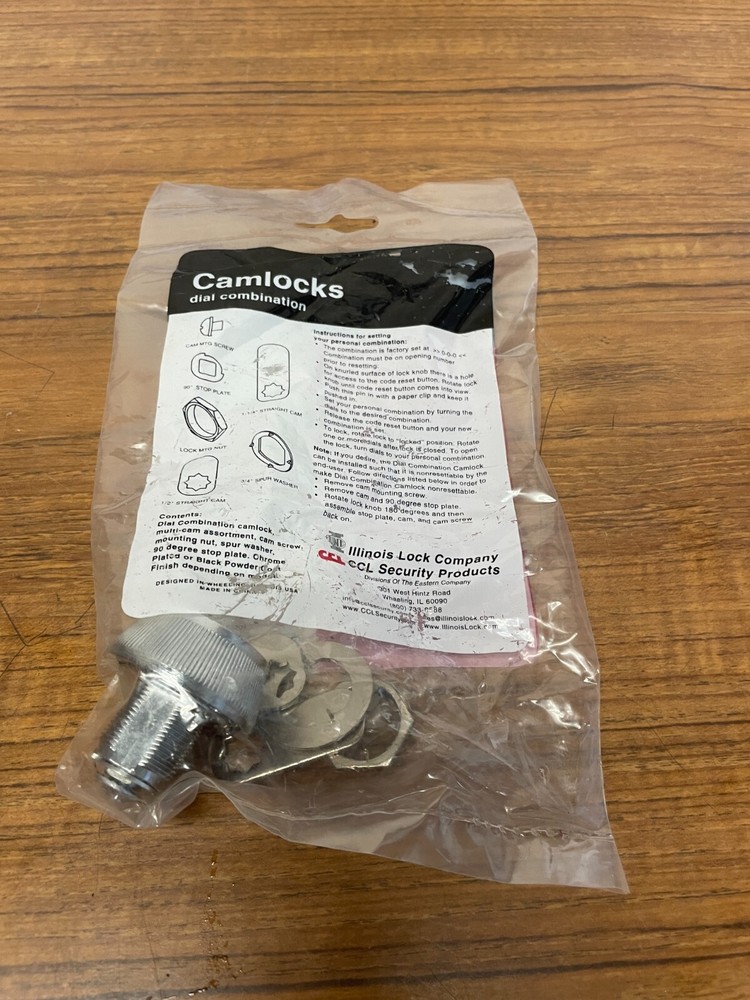Camlocks Dial Combination 15x351 *