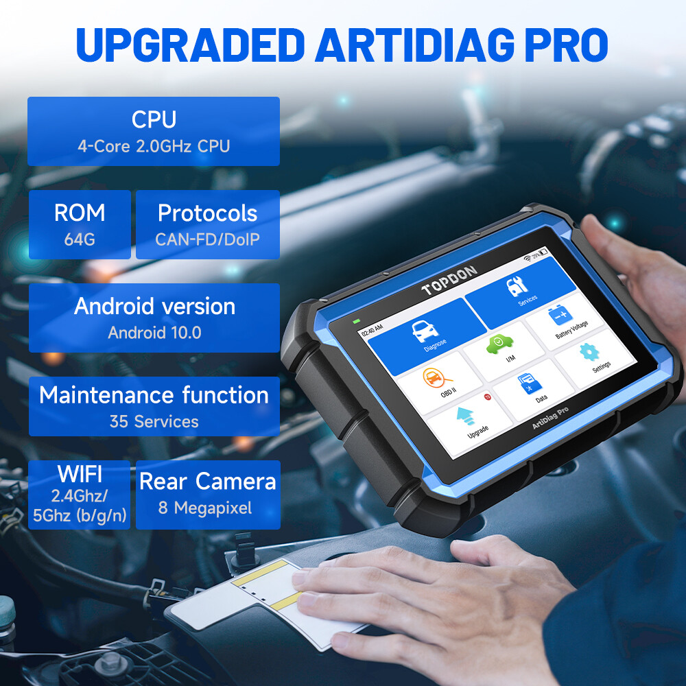 🔥2025 TOPDON ArtiDiag PRO Car Diagnostic Scanner Full System Diagnostic Tool
