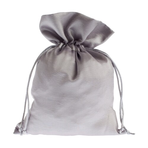 Satin Tote - Approx. 15 X 20 CM - Silver