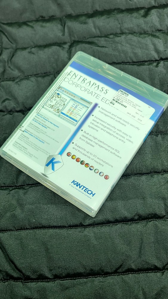 (NEW & SEALED) Kantech E-COR-V7 EntraPass Corporate Edition V7 Software
