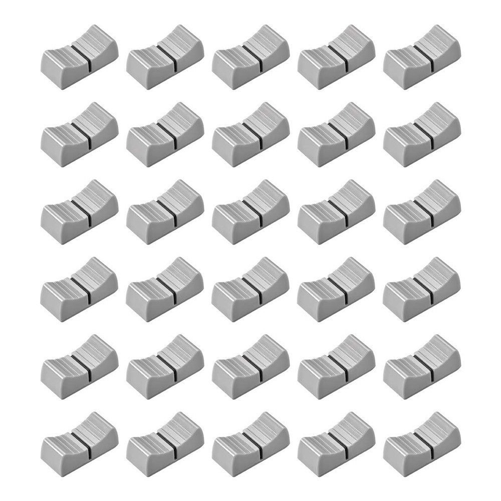 24mmx11mmx10mm Console Mixer Slider Fader Knobs Replacement for Potentiometer Gr