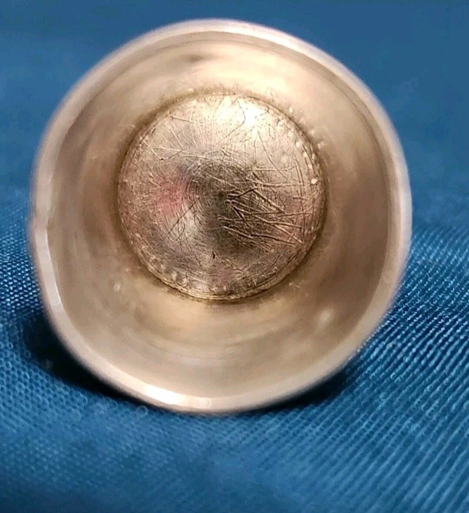 Antique Sterling Silver Thimble Size 7 (Unknown Maker Mark)