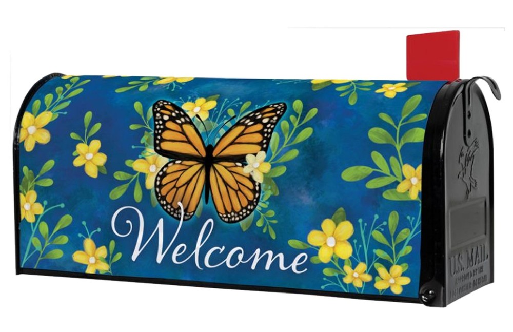 Monarch Morning Nylon Mailbox Cover