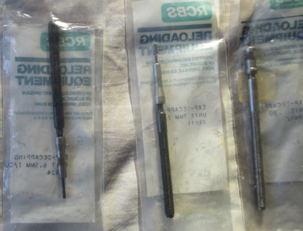 RCBS Expander Decapping Unit Various