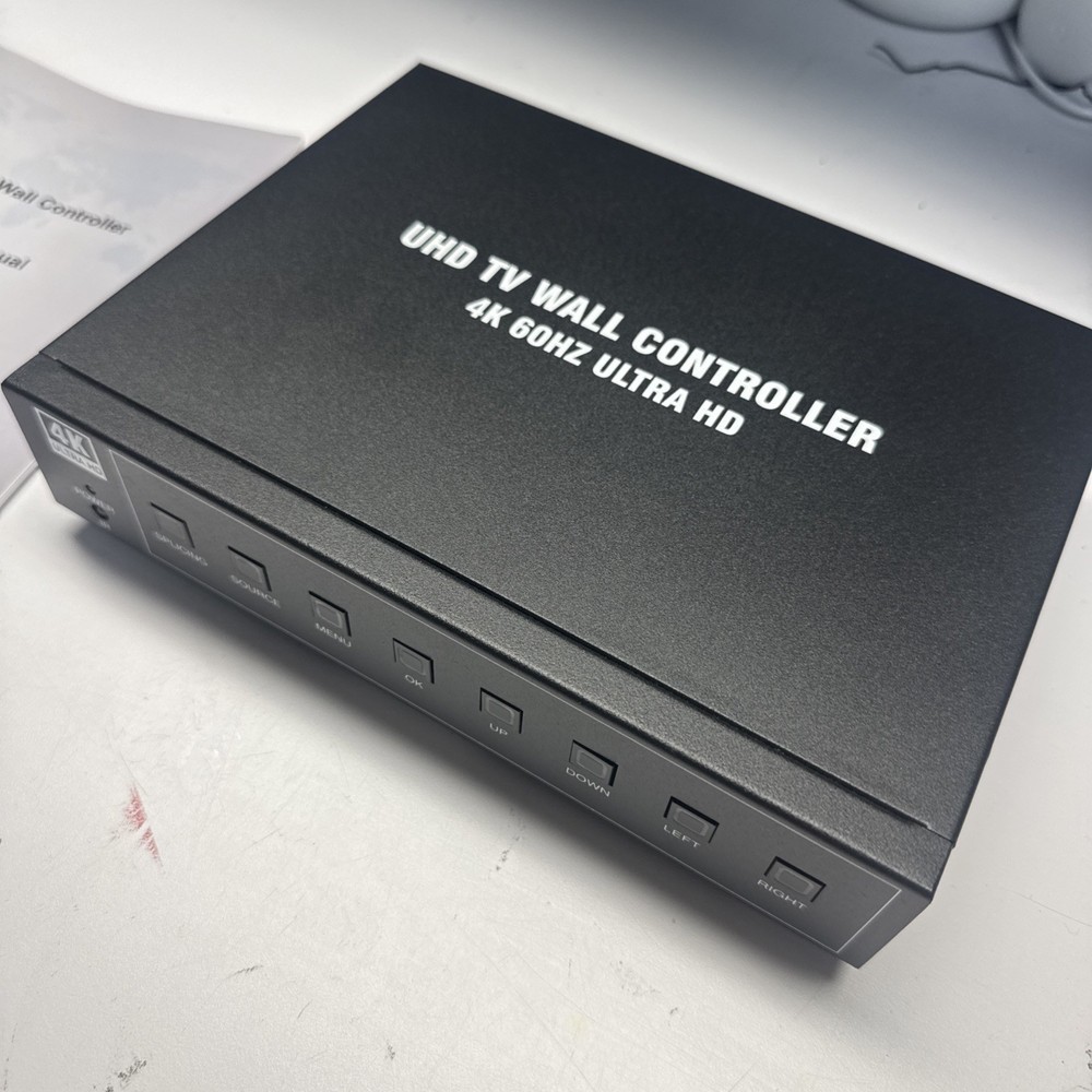 4K Video Wall Controller 2x2 1x4 1x3 max 4K60 HDMI DP Inputs for 4 Inputs.