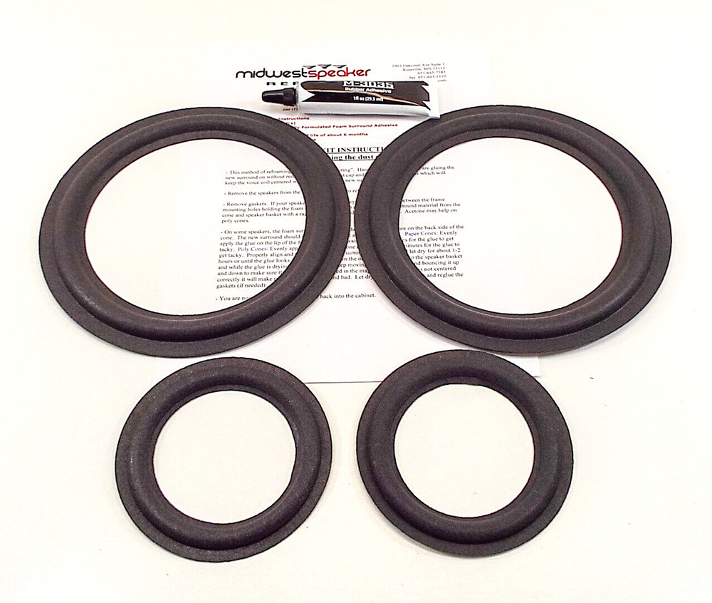 Infinity Crescendo CS 3006 Complete Woofer & Midrange Speaker Refoam Kit