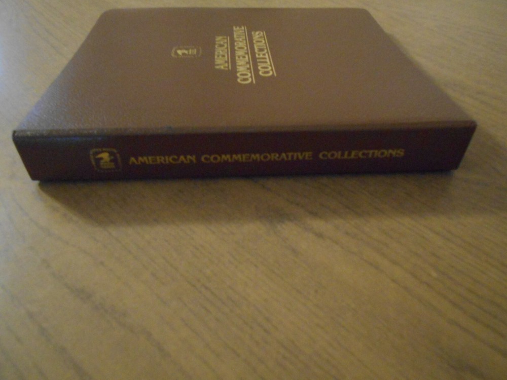 American Commemorative Collections Stamps Binder 23 Ring W/ 20 Pages USED