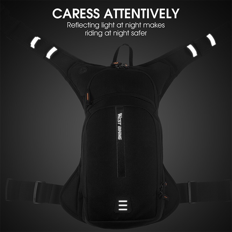 WEST BIKING Cycling Hiking Hydration Pack Backpack 10L Ergonomic Sports Bike Bag