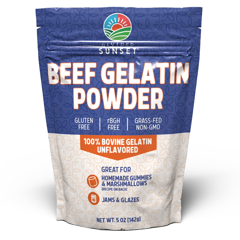 Divided Sunset Beef Gelatin Powder
