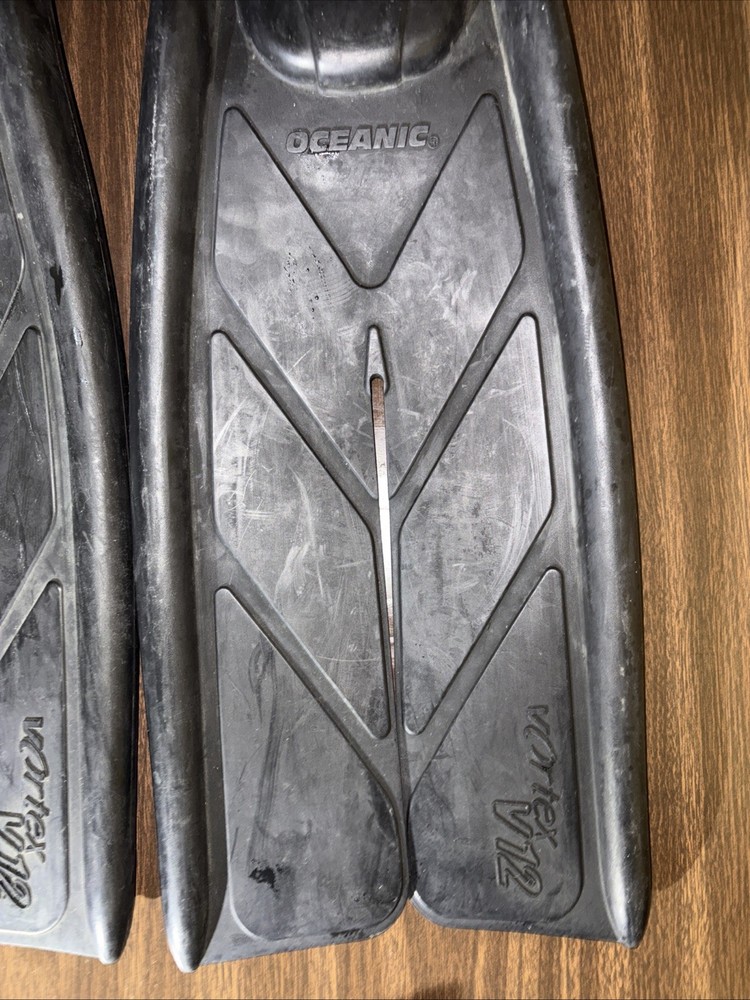 Oceanic Vortex V12 Split SCUBA Fins - Size Regular