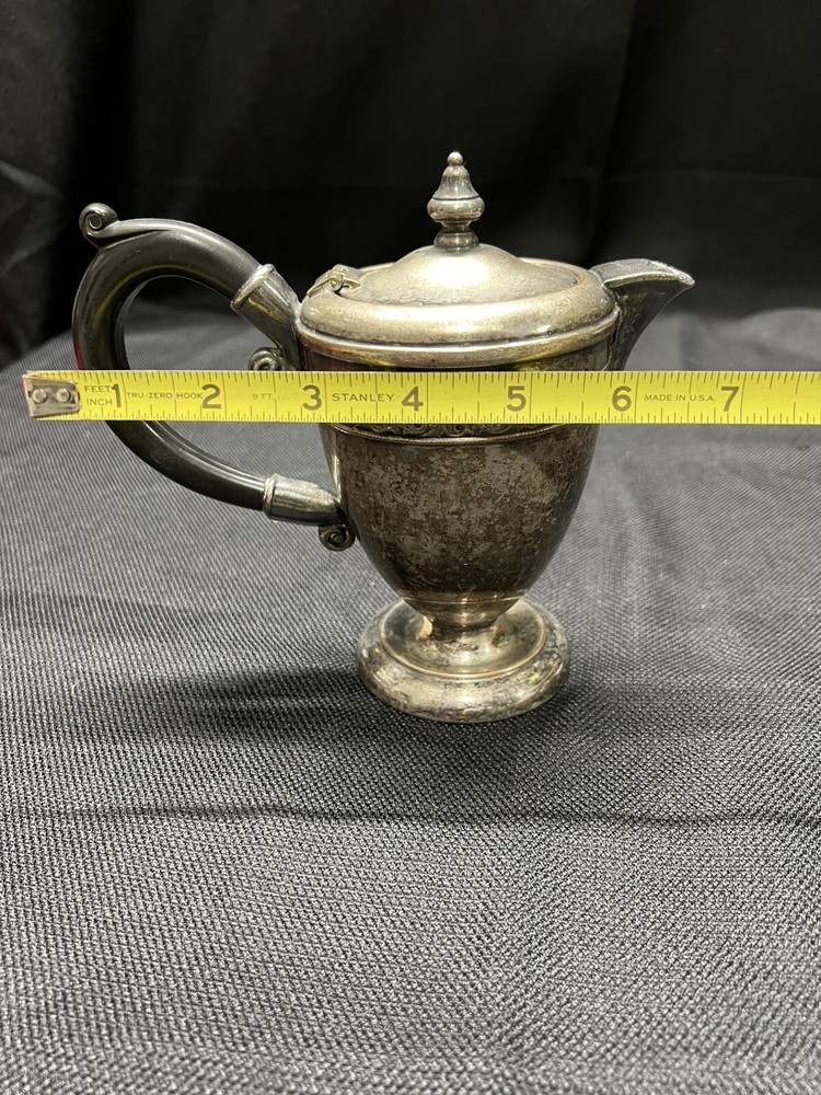 Viking Plate Canada EP Copper Lead Mounted Teapot