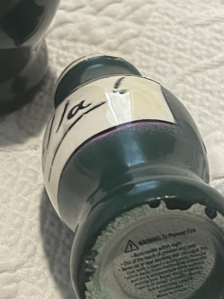 Bella Ceramic Tapir Candleholders. Pre Owned In Original Packaging