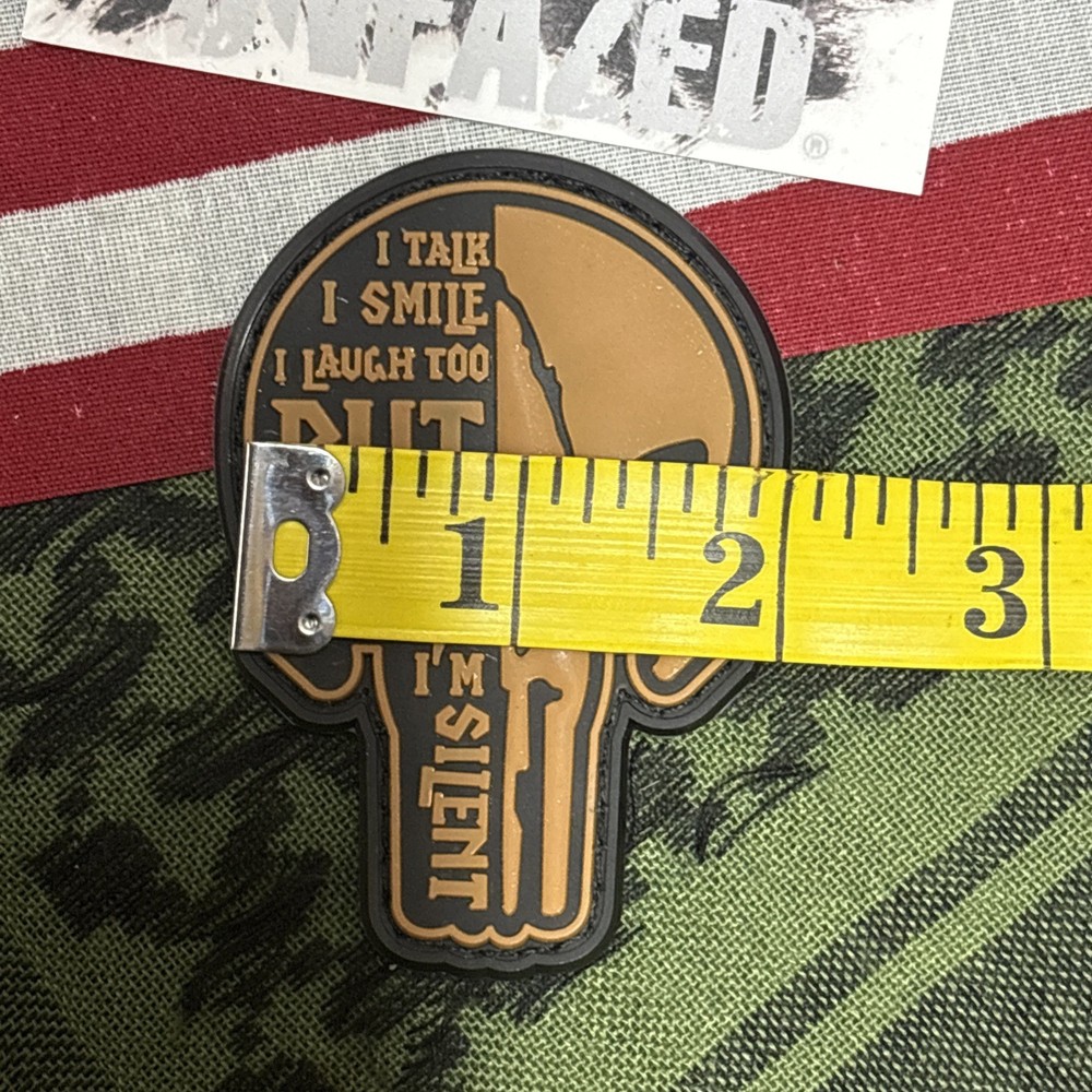 PvC 3D Punisher: Be Careful… Br Morale Tactical Hook And Loop Patch High Quality