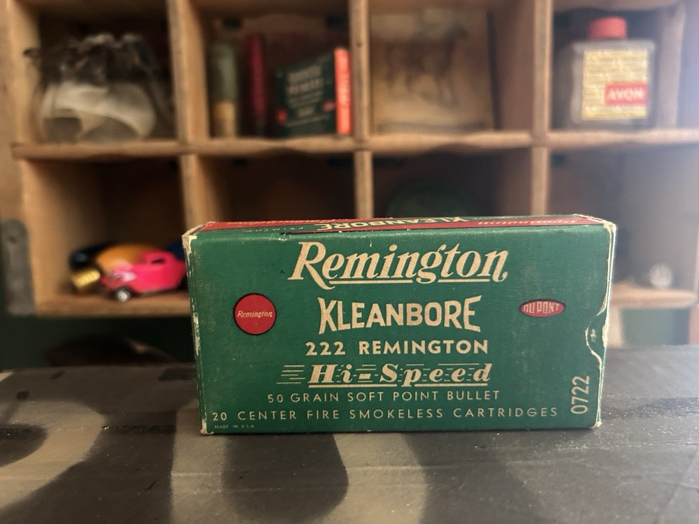 Remington Kleanbore 222 Ammo Box Empty