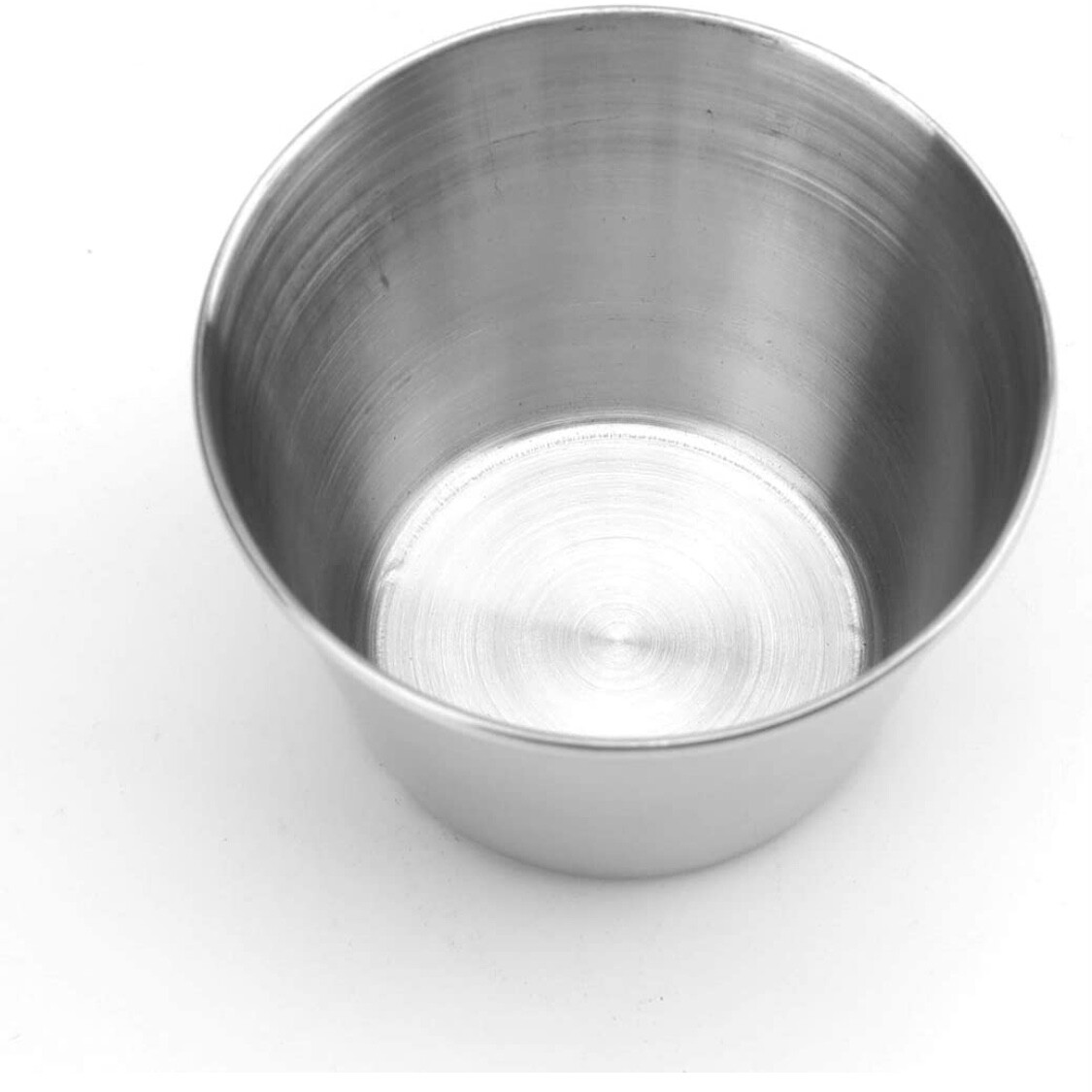 2.5 oz Sauce Cups Stainless Steel Condiment Portion Cup Dipping Sauce Cup