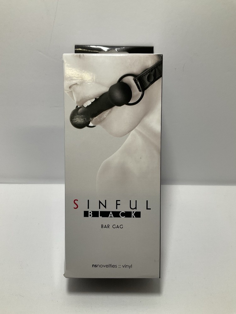 Sinful Black Bar Gag