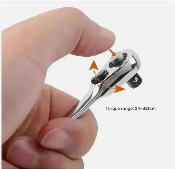 1/4" Mini Double-Ended Quick Socket Ratchet Wrench Rod Screwdriver Bit Tools NE!