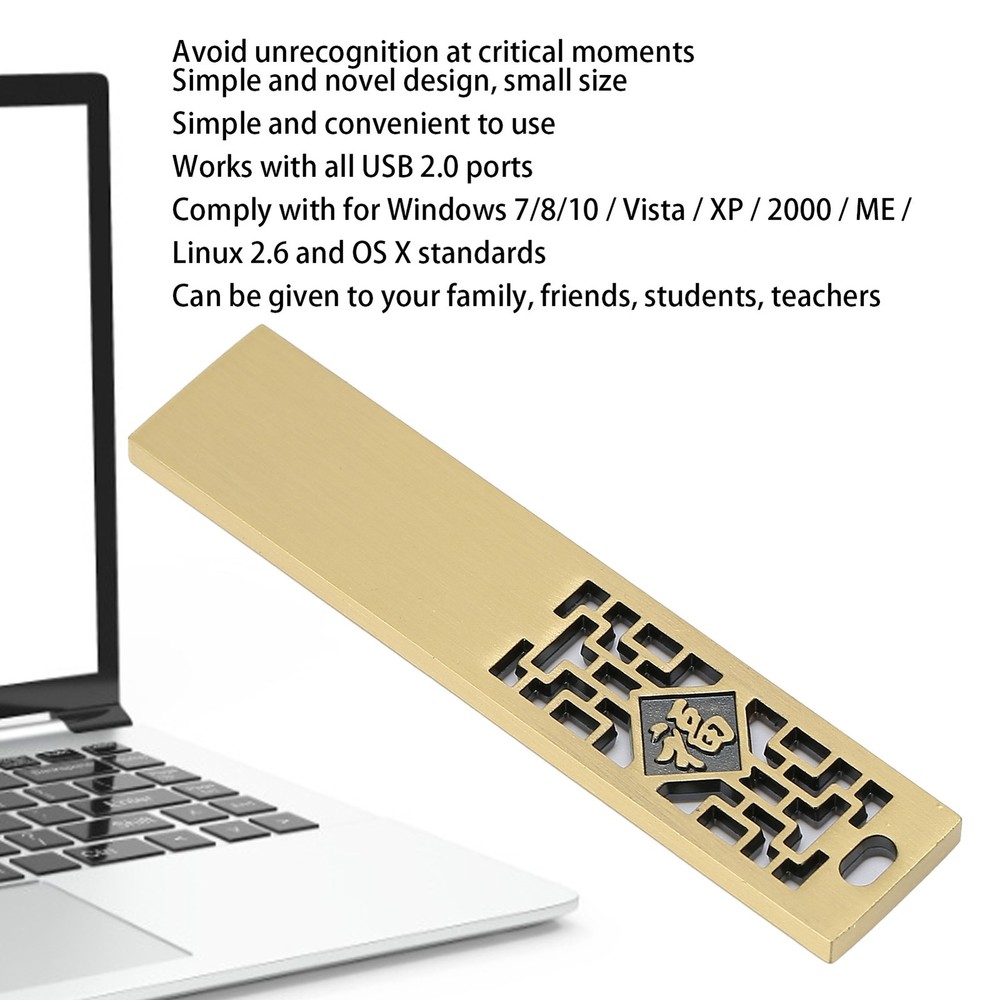 USB Flash Disk Waterproof Metal 2.0 Drive Storage Memory Stick For Data