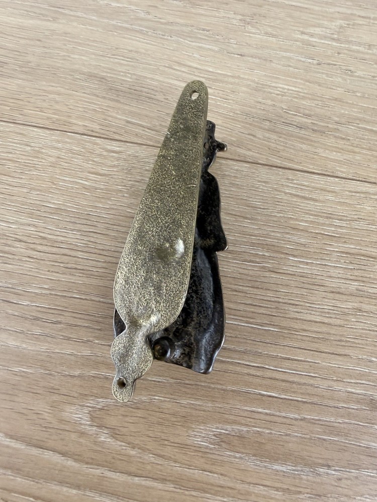 SOLID BRASS JENNY JONES WELSH LADY DOOR KNOCKER