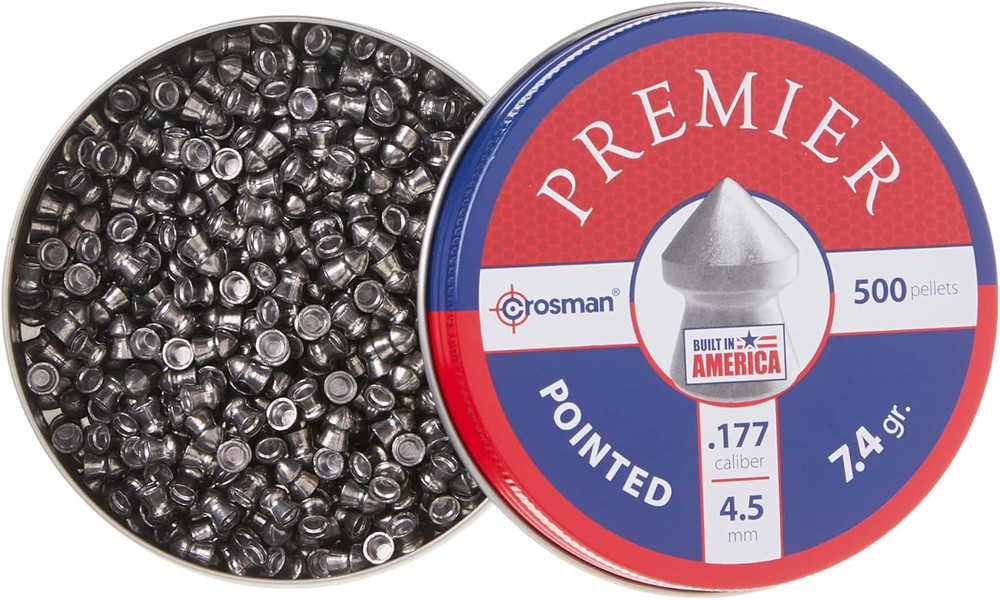 7-P577 Pointed .177-Caliber Pellets, Lead(500-Count)