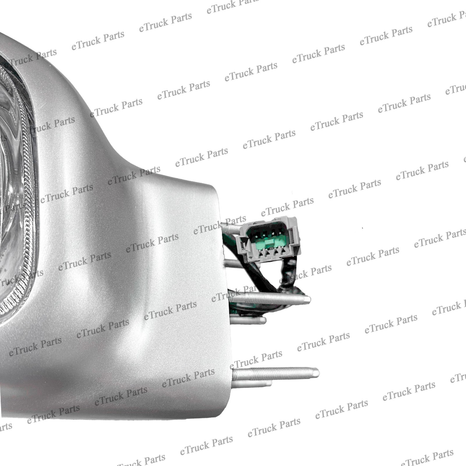 2008 - Peterbilt 388 389 567 589 RH Headlight Assembly w/ Matte Chrome Housing