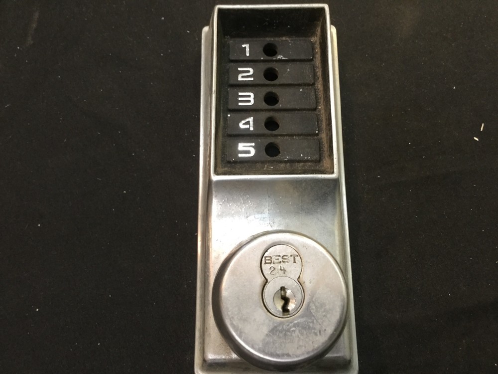 PARTS UNIT Kaba Simplex 1000, Pushbutton Lock, Knob, Best cylinder, locksmith