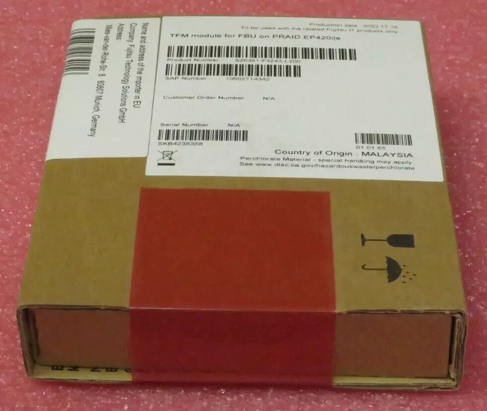 Fujitsu Primergy TFM Module for PRAID EP420i/e RAID Controller S26361-F5243-L200
