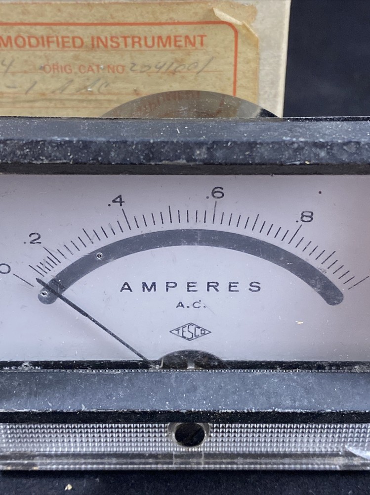 Vintage Laboratory Weston Electrical Instruments - DC Amp Meter Model 2034