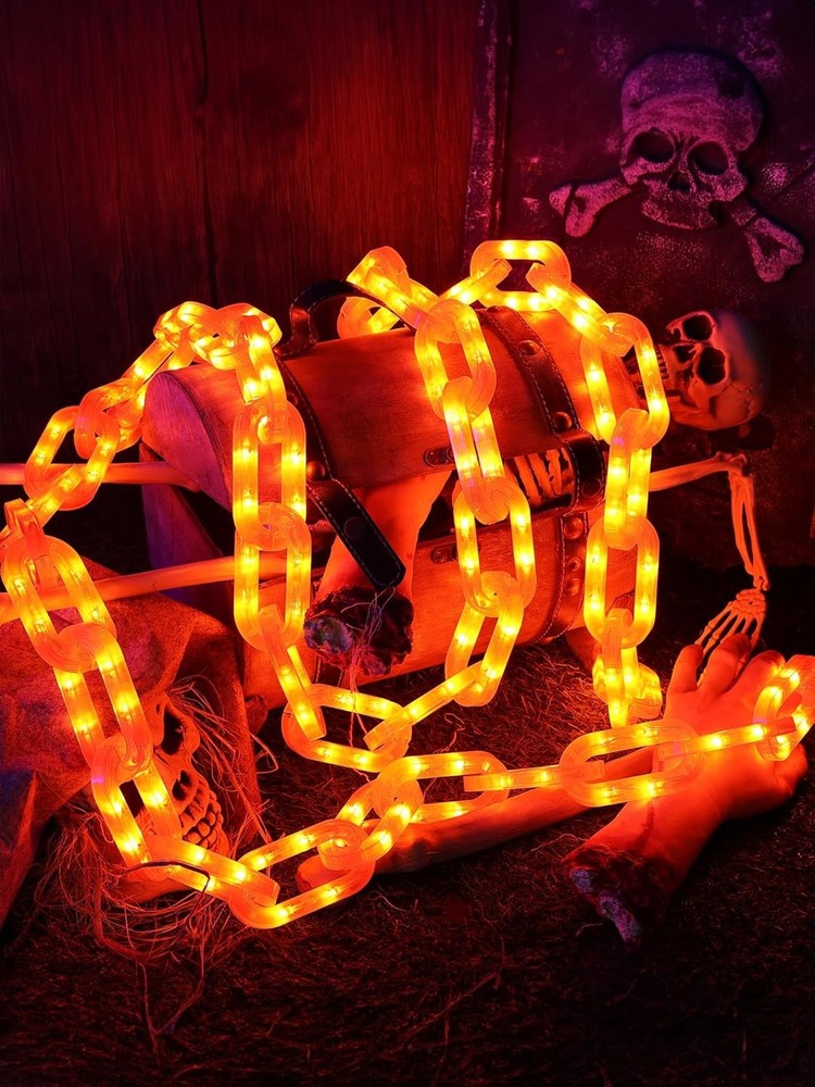 Solar-Powered Decorative Outdoor String Lights-10-Foot LED Plastic String Lights