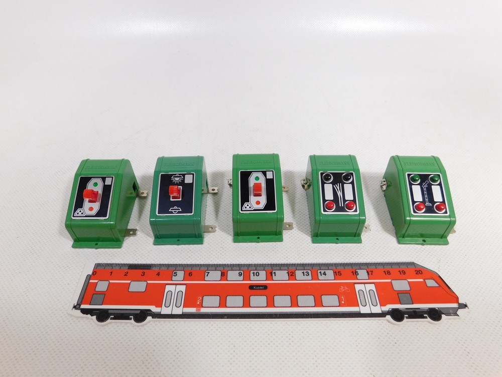 5x Fleischmann H0 Etc DC Control Panel Switch 6921 6923 Etc Mint #DM893-0.5