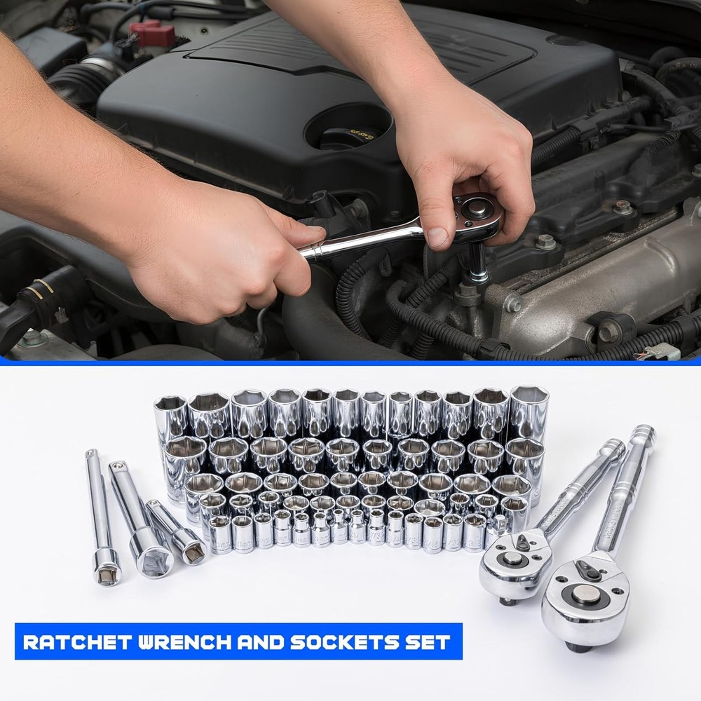 279 Piece Mechanics Tool Set Blue