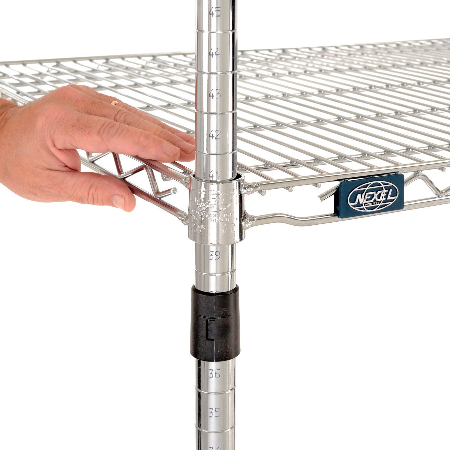 Nexel 24306C Nexel Chrome Wire Shelving 30"W X 24"D x 63"H