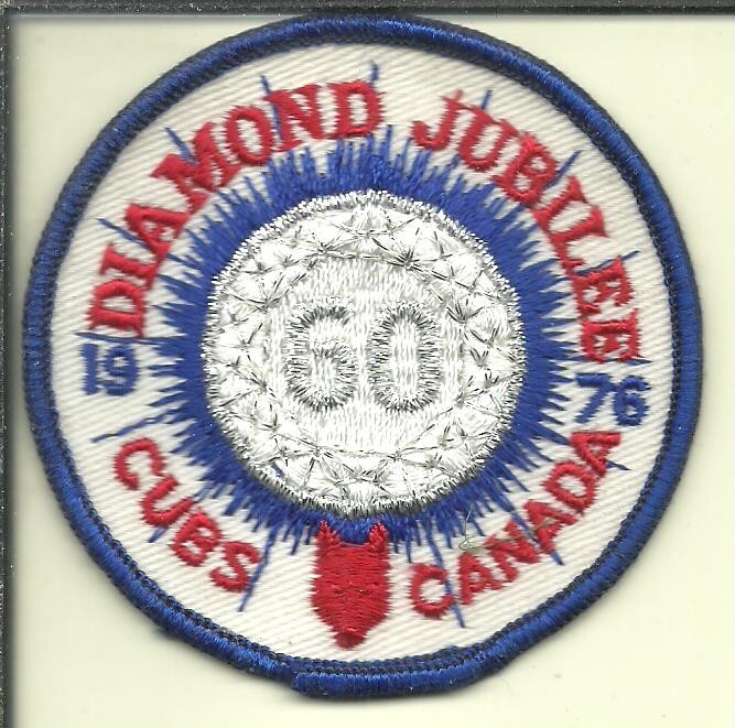 Diamond Jubilee (1976) Cubs ** Canada Patch
