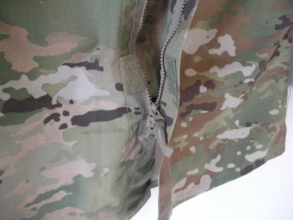 NWT USGI ARMY CAMO COMBAT Medium Regular Uniform Lightweight Coat Zipper Front