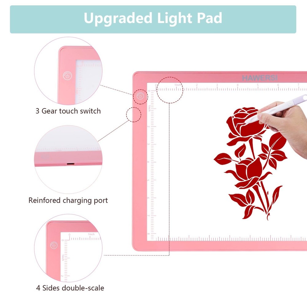 52Pcs Essential Craft Tools Set for Cutting Machine,Weeding Tools for Vinyl,P...