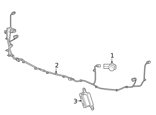 Genuine GM Parking Assist Control Module 84175989